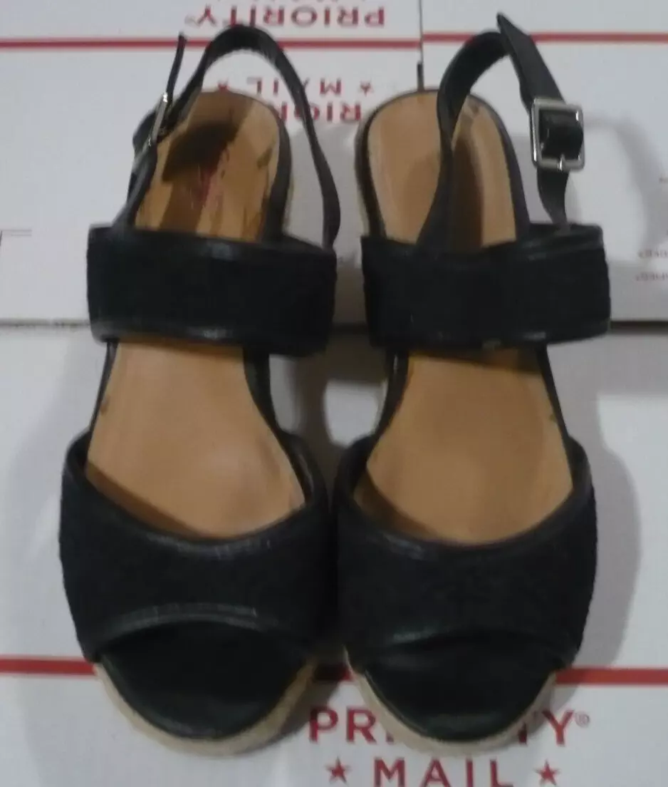 Candies Girls Short Wedges Black Size 4 eBay