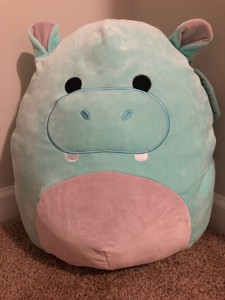 16" Squishmallows by Kellytoy Hank the Hippo Huge HTF ...
