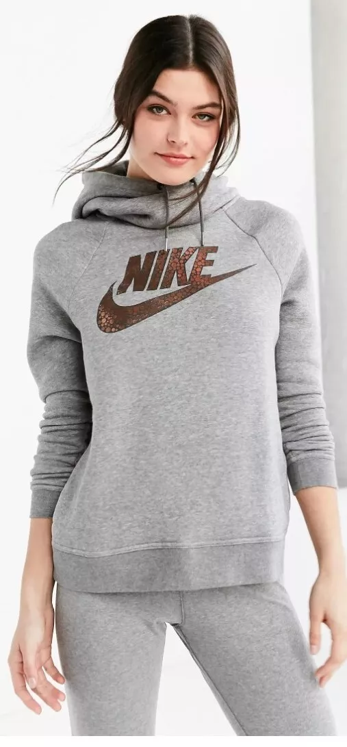 Nike Foil Rally Hoodie Sweatshirt Sold Out From Urban Outfitters