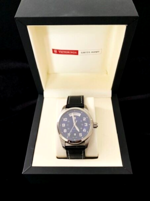 swiss army ambassador day date automatic watch