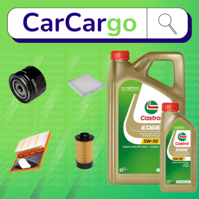 Service Kit Iveco Daily 33S15, 35S15, 35C15 Diesl 2014-23 4 Piece Filter CASTROL