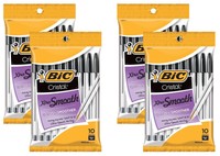 Bic Cristal Stic Ballpoint Pen 1.0mm Medium Point Black Ink Pack Of 40 on sale Bic Cristal Stic Ballpoint Pen 1.0mm Medium Point Black Ink Pack Of 40 on sale
