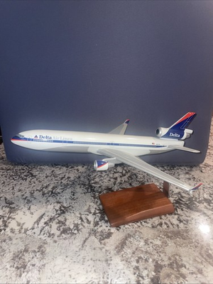 #ad #ad Delta Airlines MD 11 Scale Model 1 164 14.5” X 12.5” X 8.25” $299.99