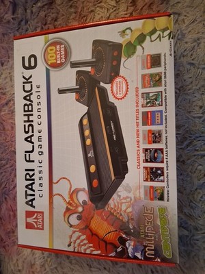 Atari Flashback 6 Classic Game Console Power Cord Included Brand New Sealed