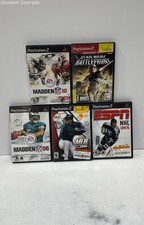 Sony PlayStation 2 Madden NFL 10 MLB 2005 And More Video Games Lot Of 5