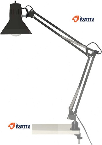 Morsetto Ductile Flexo 7W 595lm Nero Dimmerabile 59x14x14cm