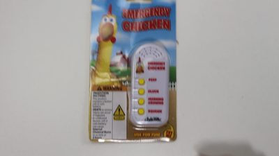 EMERGENCY CHICKEN - Handheld Sound Machine Noise Maker - Archie