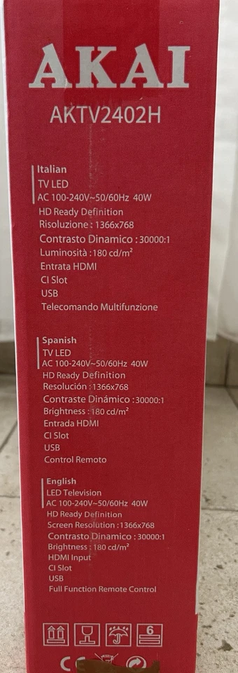 AKAI TV LED 24'' - Immagine 4 di 4