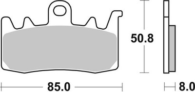 BREMBO Bremsbelagsatz Scheibenbremse 07BB38LA LA für BMW 1200 K50 R12 Adventure