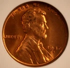 1937-S Lincoln Cent. ANACS MS 66 RED. Starts at .99. NO RESERVE
