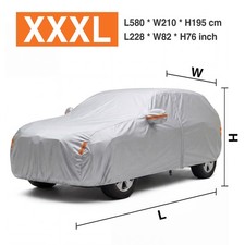 Car Cover Waterproof Heavy Duty Dust Sun Uv Resistant Protection M L Xl Xxl Xxxl
