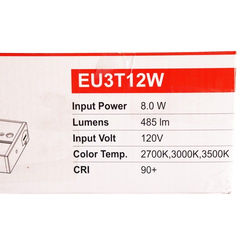 ELCO EU3T12W DIMMABLE LED UNDERCABINET LIGHT, 8W, 2700/3000/3500K, 120V, 12-INCH - Picture 4 of 4