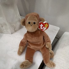 Ty Beanie Babies Bongo Monkey Plush Original 1995 Retired Ages 3 3-11 Years
