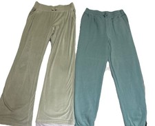 Abercrombie Kids Girls Sweatpants Joggers Size 11/12, Green EUC