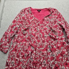 Alfani Women's 3XL Red Floral 3/4 Sleeves Tops