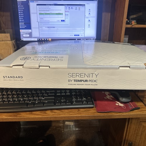 SERENITY TEMPUR-PEDIC Cooling Memory Foam Pillow Standard Adaptive Support - Afbeelding 2 van 3