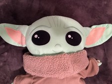 Star Wars Baby Yoda Plush Toy from The Mandalorian with Brown Coat