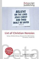 List Of Christian Heresies Lambert M. Surhone (U. A.) Taschenbuch Englisch 2026