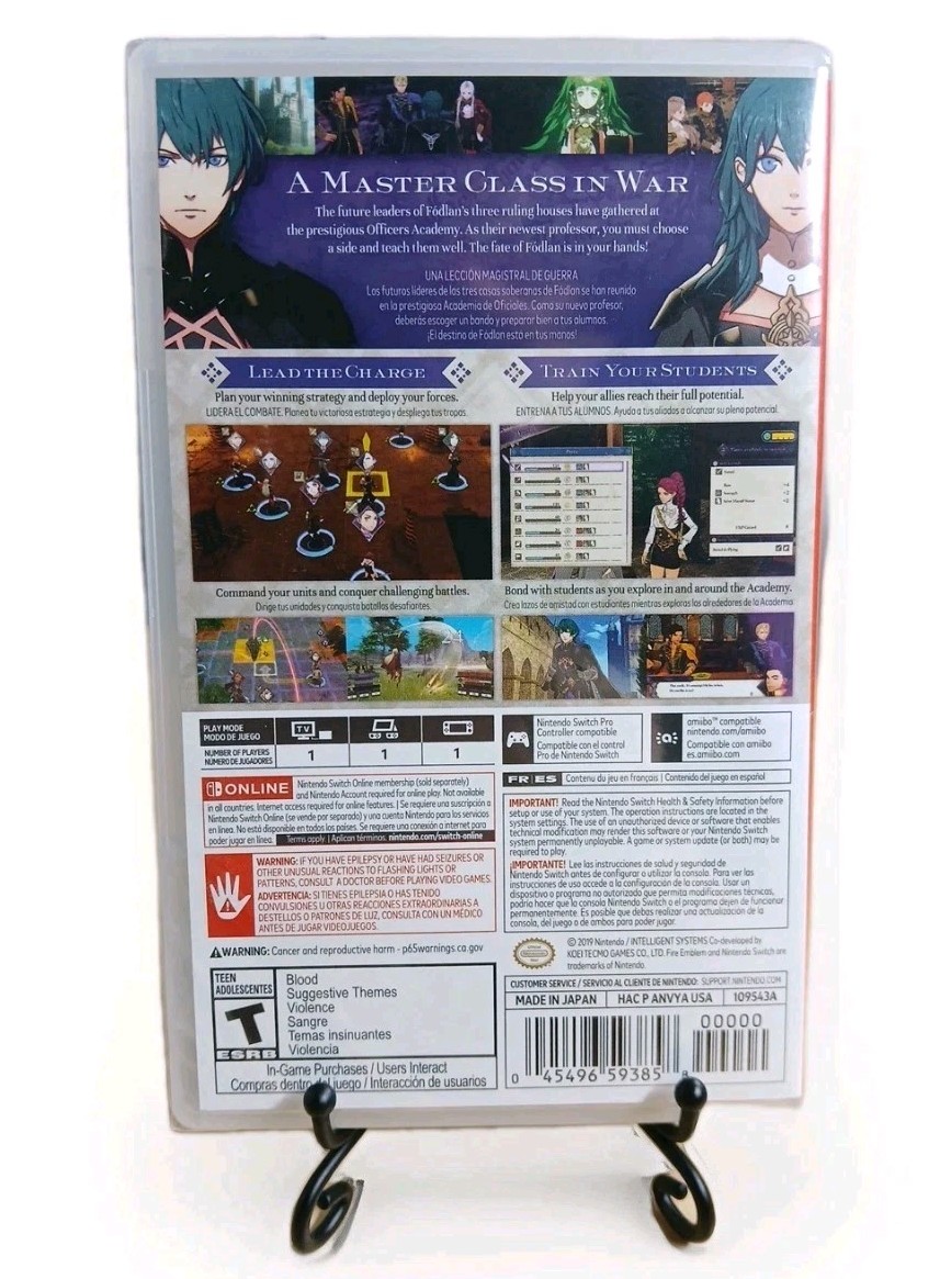 Fire Emblem: Three Houses (Nintendo Switch, 2019) Brand New