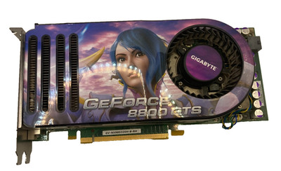 GIGABYTE GV-NX88S320H-B-RH GeForce 8800 GTS GDDR3 Video Card