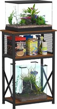 10 Gallon Aquarium Stand W/ Storage 3 Tier Heavy Metal Fish Tank Stand Shelf