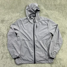 Mack Russo, Windbreaker Jacket, Mens large, reflective strips on sleeves, NWOT