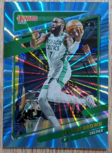 2021-22 Panini Donruss - Jaylen Brown #164 Holo Light Blue Laser /60