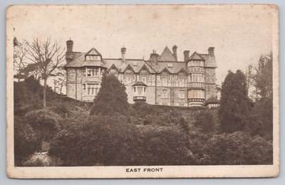 East Front Country Mansion House Hastings Sussex 1929 Postkarte