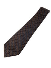 FENDI Tie Silk BRW Total Pattern Men
