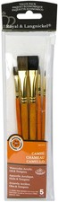 Royal  Langnickel R Sable/Camel Value Pack Brush Set-5/Pkg