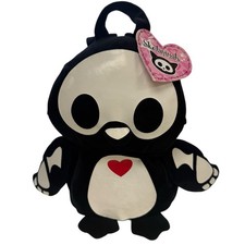 VTG Toynami Skelanimals Encore Deluxe Pen Penguin Plush Backpack - RARE READ