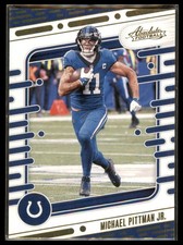 2024 Panini Absolute #45 Michael Pittman Jr. Yellow