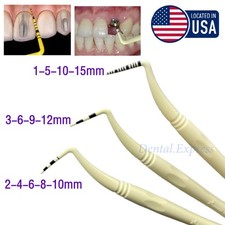 Perio Probe Dental Periodontal Implant Depth Measure Flexible Explorer Scaler