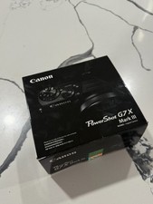 Canon PowerShot G7 X Mark III 20.1MP Point Shoot Digital Camera New Black