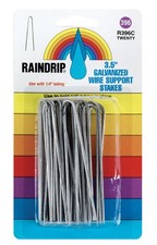 Raindrip R396ct Galvanized Steel Black Drip Irrigation Stake For 34 In. Tube