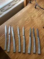 Carvel Hall Vintage Stainless Steel Steak Knives Set of 8