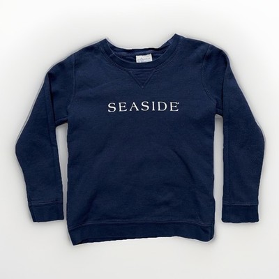 The Seaside Style Youth XS Crewneck Sweatshirt Florida New Town Old Ways Navy