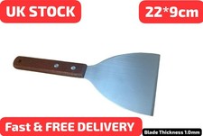 New Stainless Steel Metal Spatula Turner Flat Burger Pancake Pizza Grill Flipper