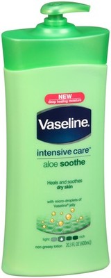 Vaseline Skin Care Aloe Soothe, 20.3 Fluid Ounce, 4 Per Case