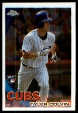 Tyler Colvin 2010 Topps Chrome #181 Cubs MLB READ FREE SHIPPING AutographDen