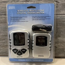 Indoor/Outdoor Wireless Digital Thermometer Precise Temp Multi Zone Springfield