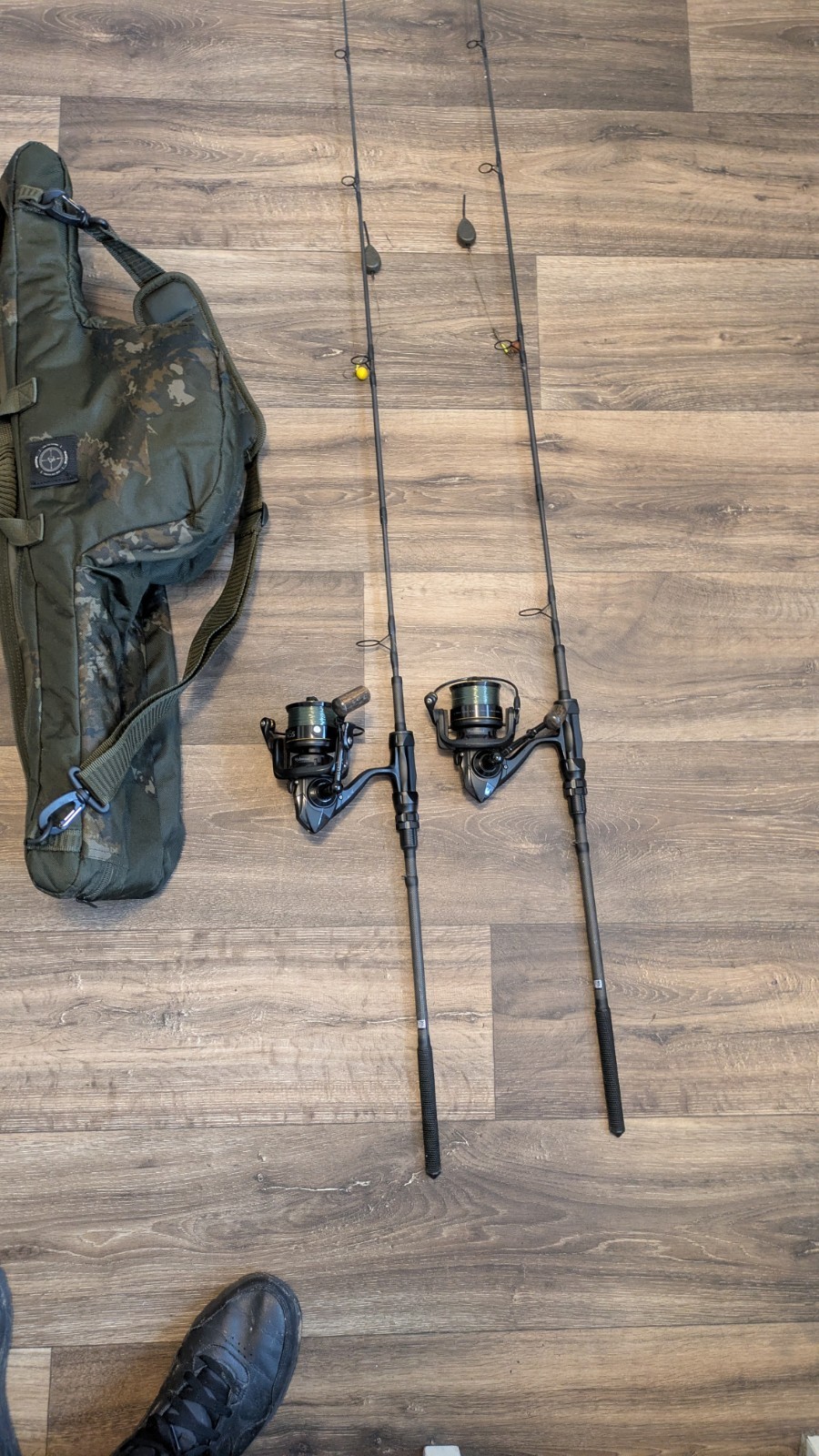 2x 6ft Nash Scope Black Ops Rods 3lb TC