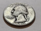 1943 Washington Quarter • 90% Silver • Circulated • X145