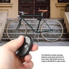 Bike Wireless AntiTheft Lock Portable Bicycle Security Alarm Lock with Remote