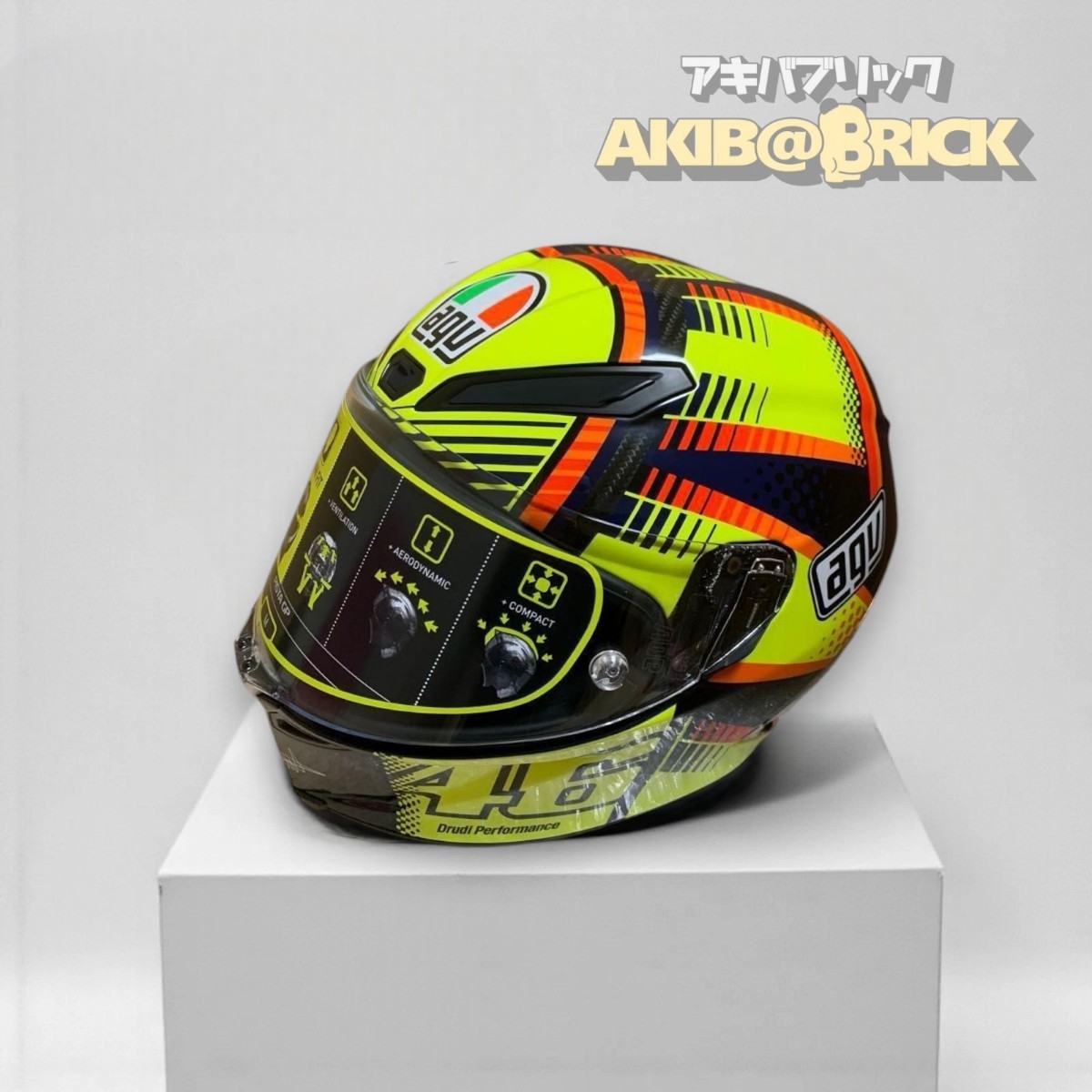 AGV PISTA GP ROSSI 46 XL サイズ AGV Pista GP RR Helmet Size M Asian Fit Rossi 46 Full Face