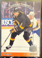 1993-94 Upper Deck SP Insert Greg Adams #161 Vancouver Canucks