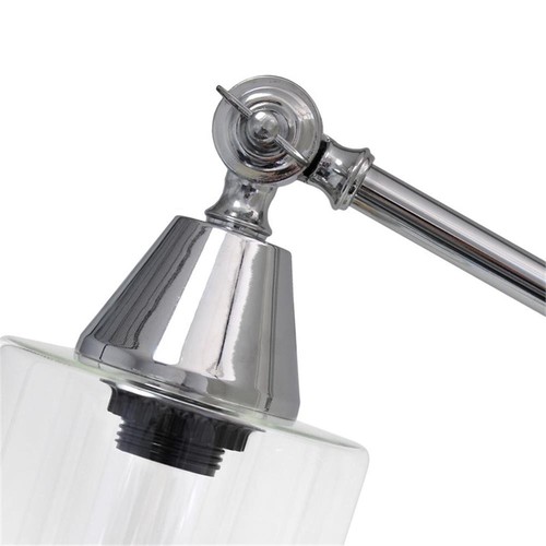 Elegant Designs Tilting Arm Desk Lamp Chrome - 第 6/10 張圖片
