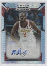 2019-20 Panini Prizm Draft Picks Hyper 28/75 Marial Shayok #54 Auto 2u3