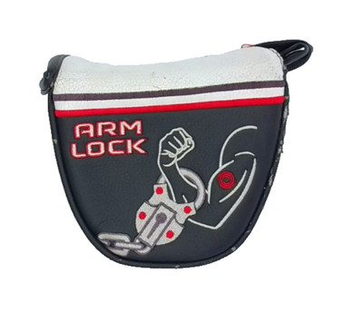 Odyssey Arm Lock Mallet Putter Headcover Preowned Condition Fair/Poor