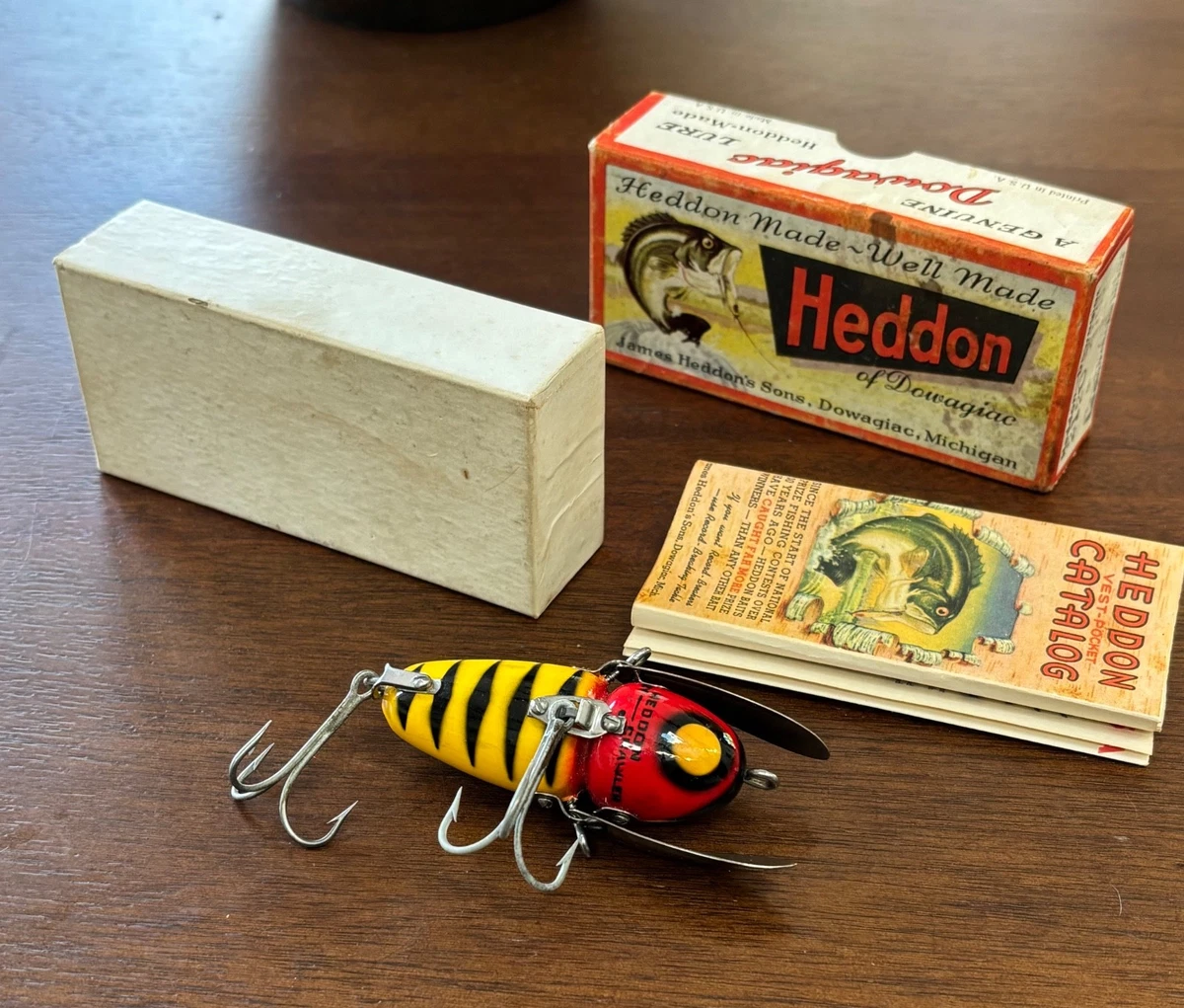 Heddon Wooden Vintage Fishing Lures with Original Box for sale | eBay